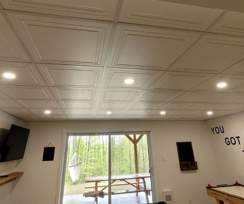 SP Montreuil Construction Rénovation résidentielle L'Assomption, Repentigny, Terrebonne plafond suspendu