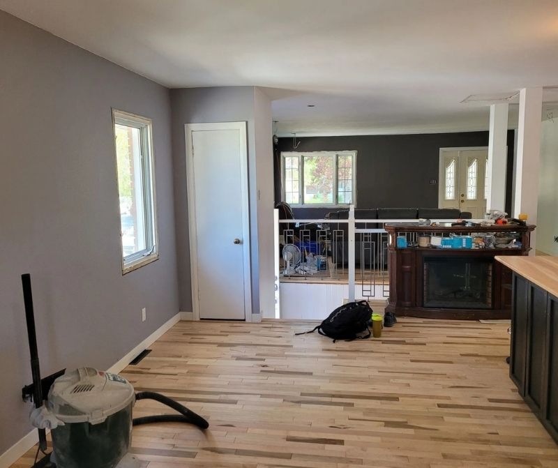 SP Montreuil Construction Rénovation résidentielle L'Assomption, Repentigny, Terrebonne plancher